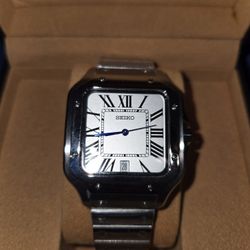 Seiko Mod Cartier Alike