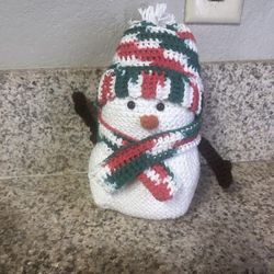 Hand Crochet Snowman