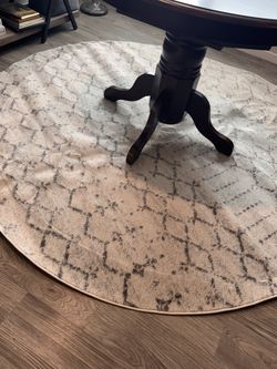 7 ft round rug