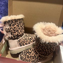 UGG Australia Toddler BAILEY BOW II Boots Leopard