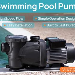 In/Above Ground Pool Pump, High Flow (Single Speed, 3.2HP, 9000 GPH, 115V)
