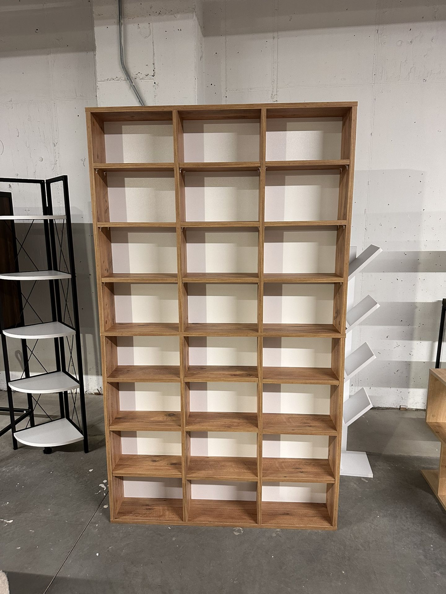 Multi-Shelf Bookcase Library Movable Shelf Decorative Bookcase Large Bookcase