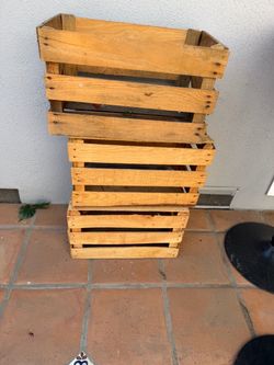 Hand made crates