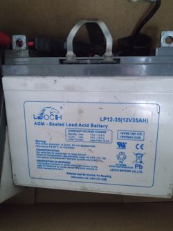 Leoch Wheelchair AGM Battery 
