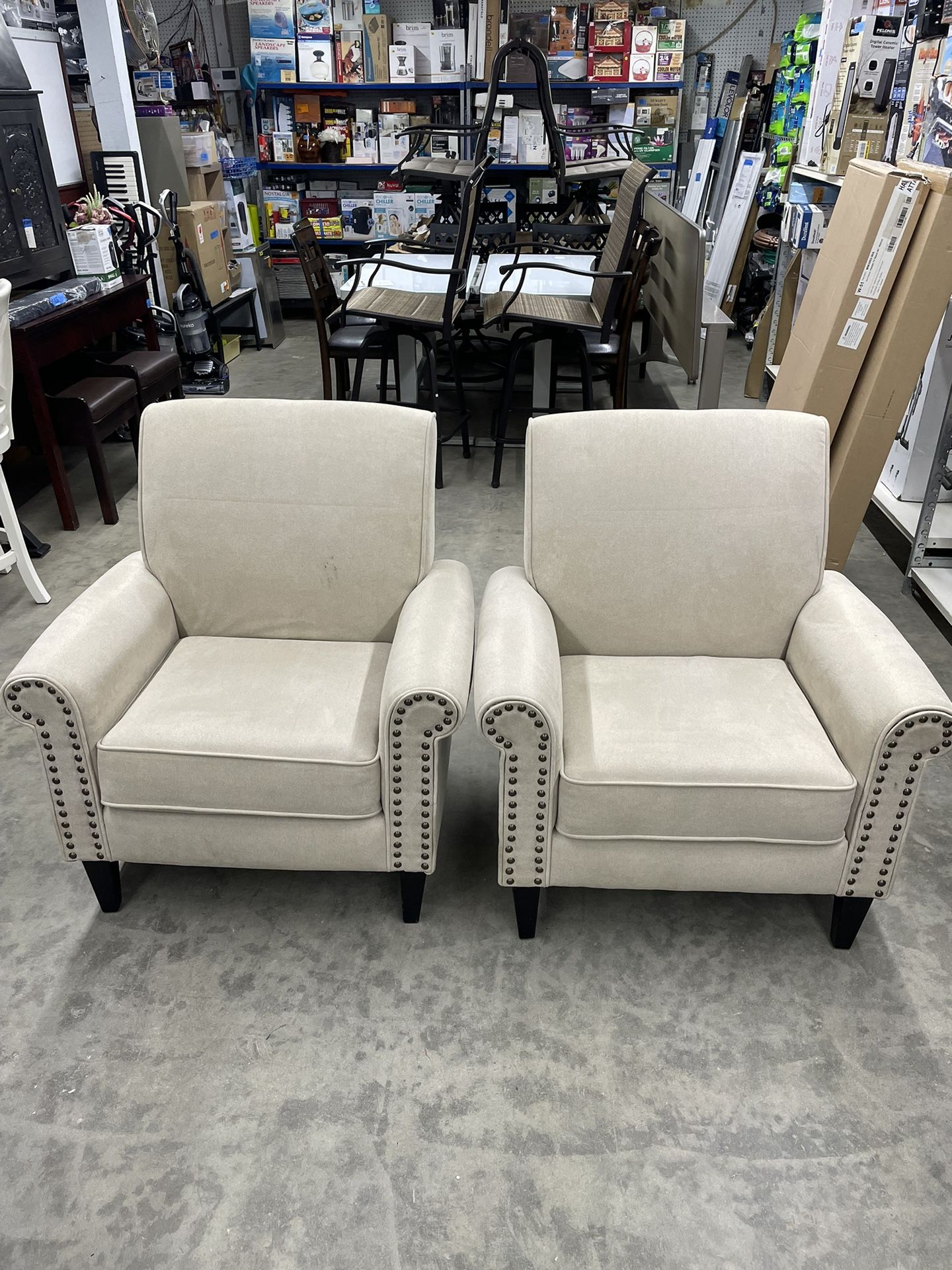 Monroe Fabric Club Chair, 2-pack / Arm chair