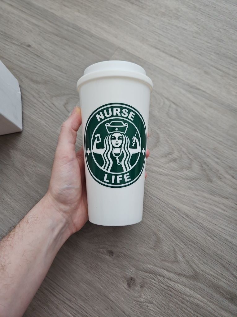 Nurse Life Coffee Cup Caffeine PRN