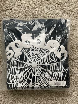 Black and white spider hoodie