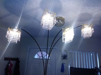 Beautiful chandelier volume light