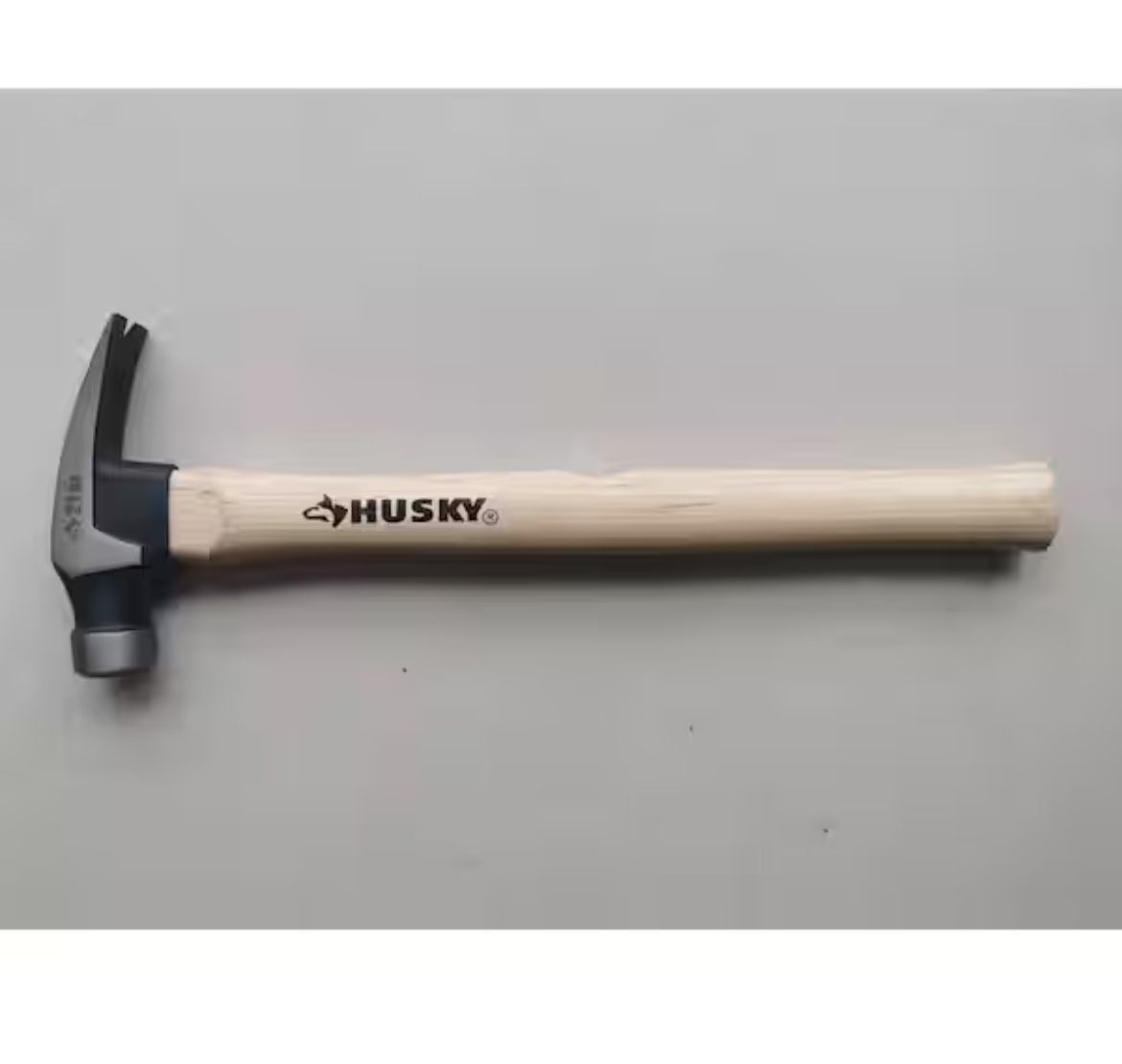 Husky 21 oz. Wood Milled Face with 17.7 in. Hickory Framing Hammer @tools-710
