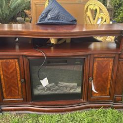 Fireplace TV Stand 