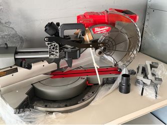 Milwaukee miter saw 12 in one key slide