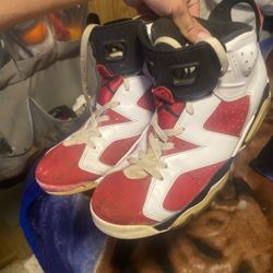 Jordan 6 Carmine Red Size 9.5