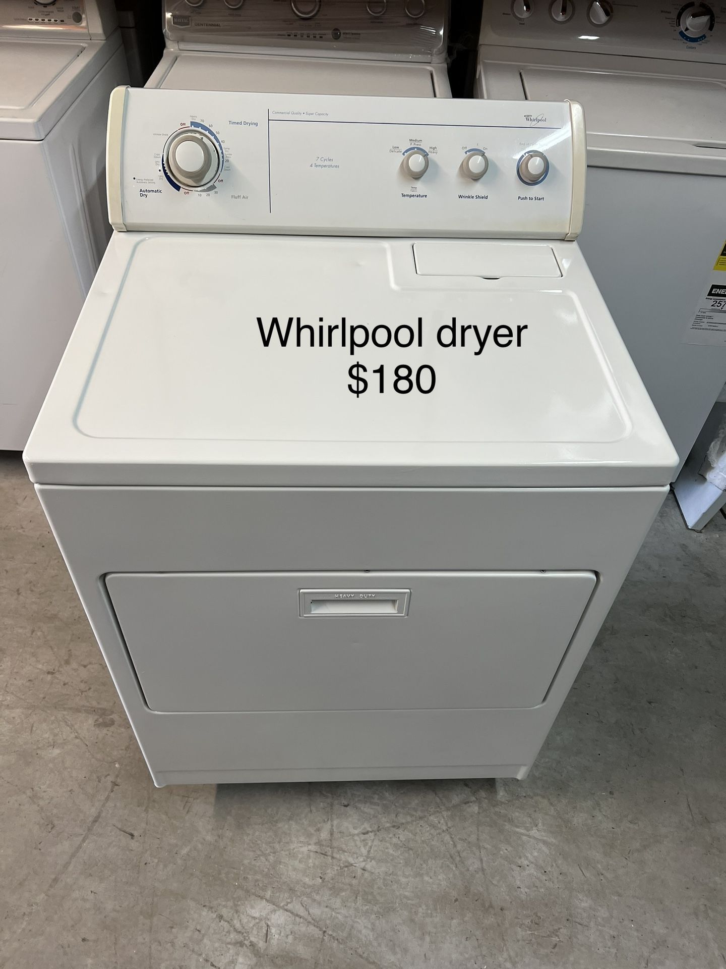 Whirlpool dryer