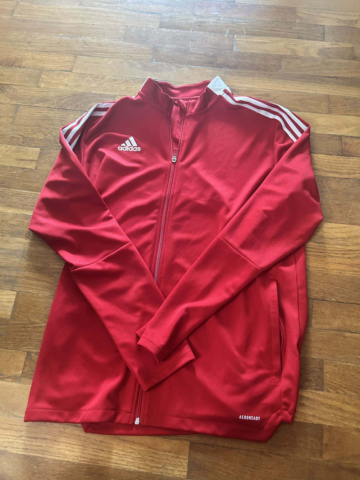 Red Adidas Tracksuit Zipup