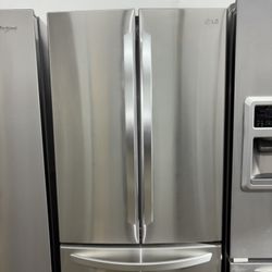 22 cu. ft. 30-inch Wide French Door Refrigerator - Stainless Steel