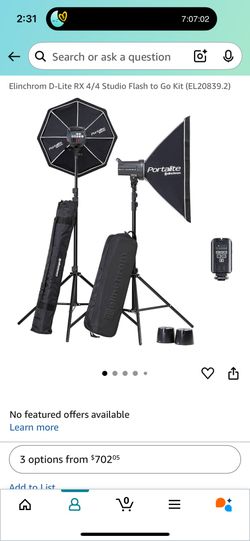 Elinchrom D-Lite RX 4/4 Studio Flash To Go Kit (EL20839.2) – Professional Lighting Set