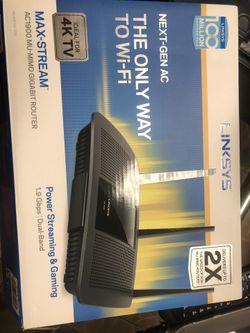 Linksys Router model AC1900 MU-MIMO GIGABIT, new in box never used