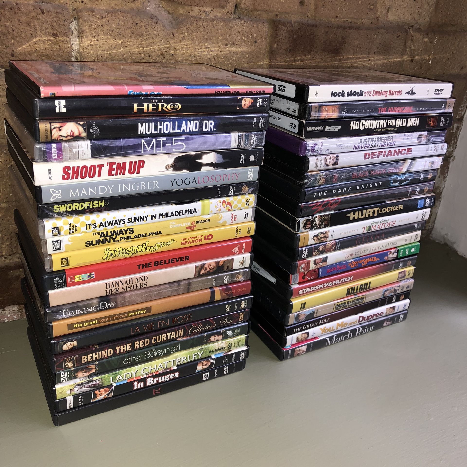 DVDs $2 each (Tribeca Manhattan)