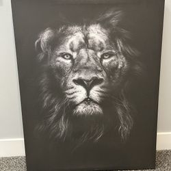 Lion Canvas Wall Decor
