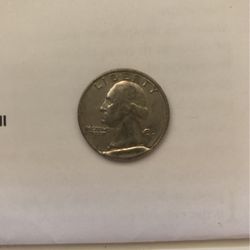RARE Washington Quarter Large CUD Error Over The Date with Die Break on Reverse and Depressed Reverse!!