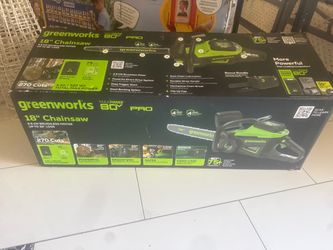 Greenworks Pro 80V 18" Chainsaw