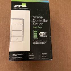 Leviton Decora Smart Wi-Fi 2nd Gen Scene Controller Switch D2SCS