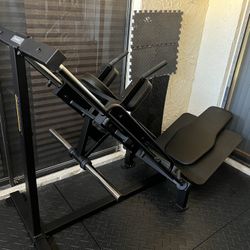 Leg Press Hack Squat Combo