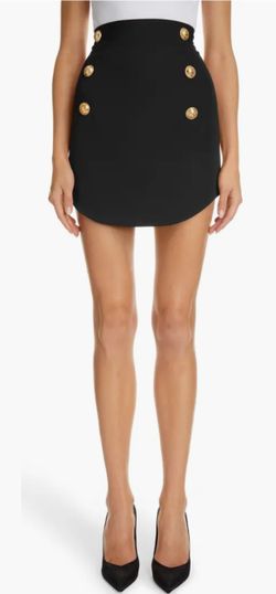 Balmain Wool Skirt
