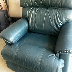 Green Leather Recliner