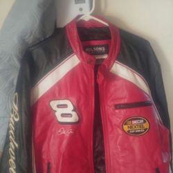 Wilsons Budweiser leather coat
