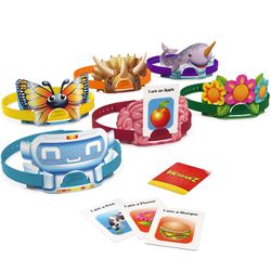 Hedbanz 2nd Edition Picture Guessing Board Game with 25 Bonus Cards
