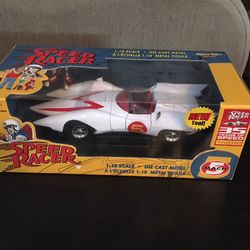 Speed Racer collectible race car with chim chim