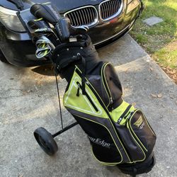 Tour Edge, Golf Clubs Golf Bag, And Cart