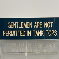 Vintage sign 4” x 12”