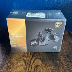 4K Dash Cam Front & Rear Cameras