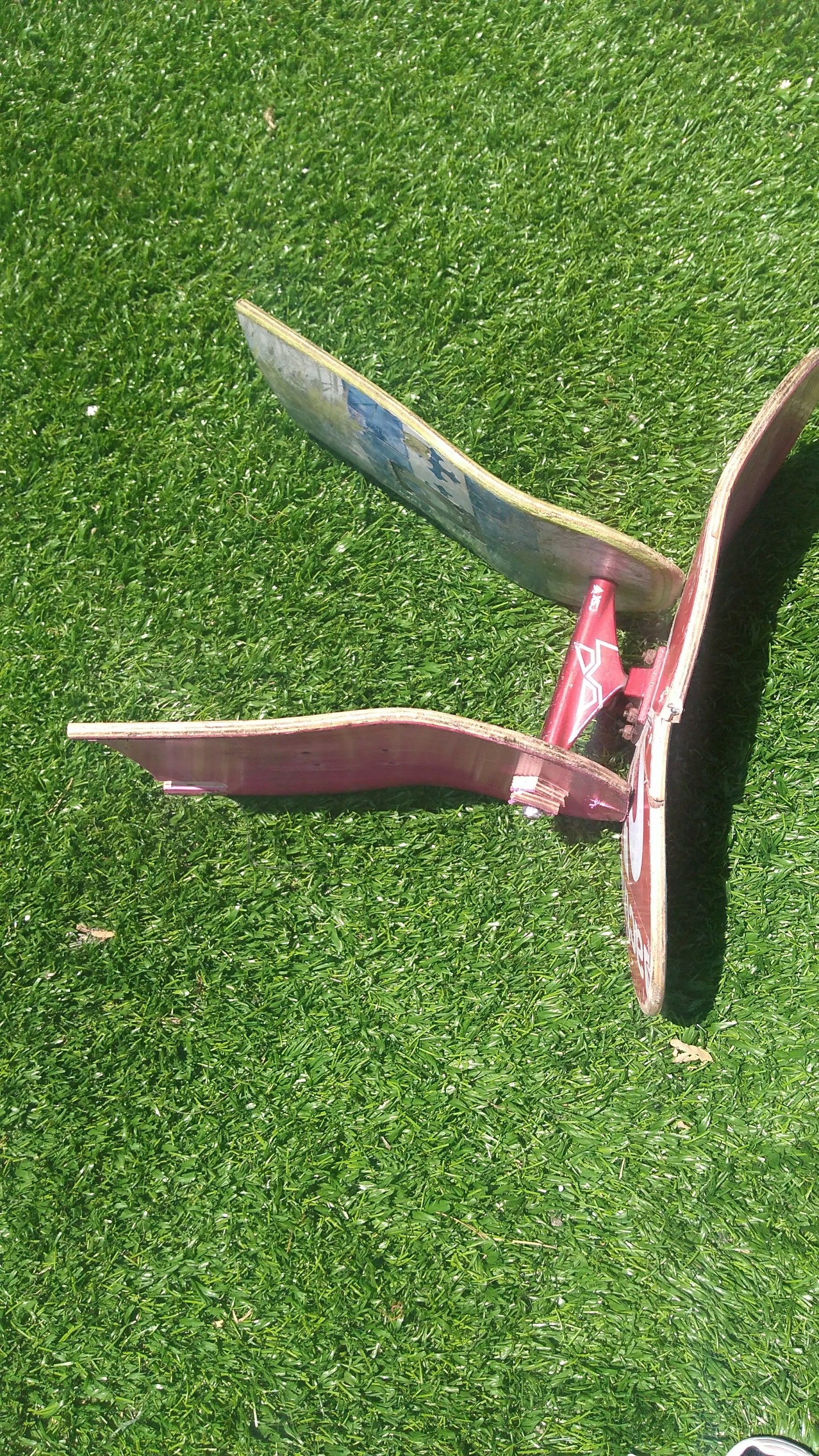 Handmade Up cycled Skateboard Step Stool