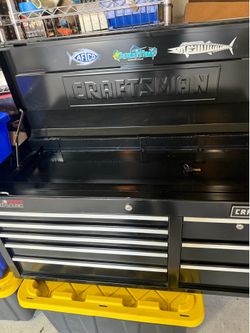 Craftsman 8 Drawer Tool box with locks and key  Perfect condition like new