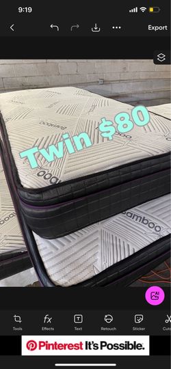 New Twin PillowTop Mattress