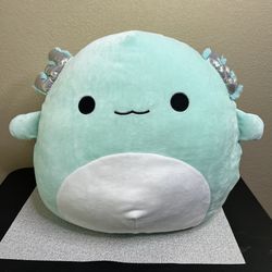 Squishmallows Official Kellytoy Plush 16'' Anastasia The Axolotl- Ultrasoft Stuffed Animal Plush Toy