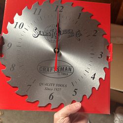 Craftsman Tools Clock