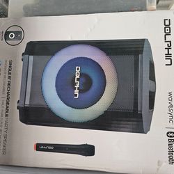 Speaker brand new in the box with microphone
