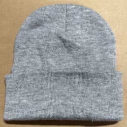 9 Ash Grey Beanies 