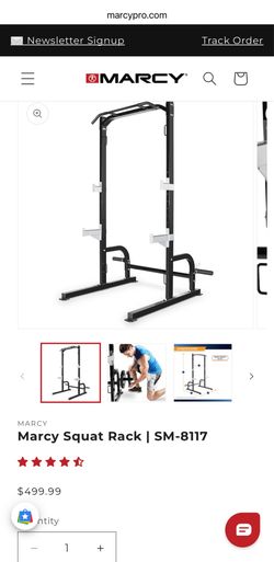 Marcy sm-8117 Squat rack with pull up bar