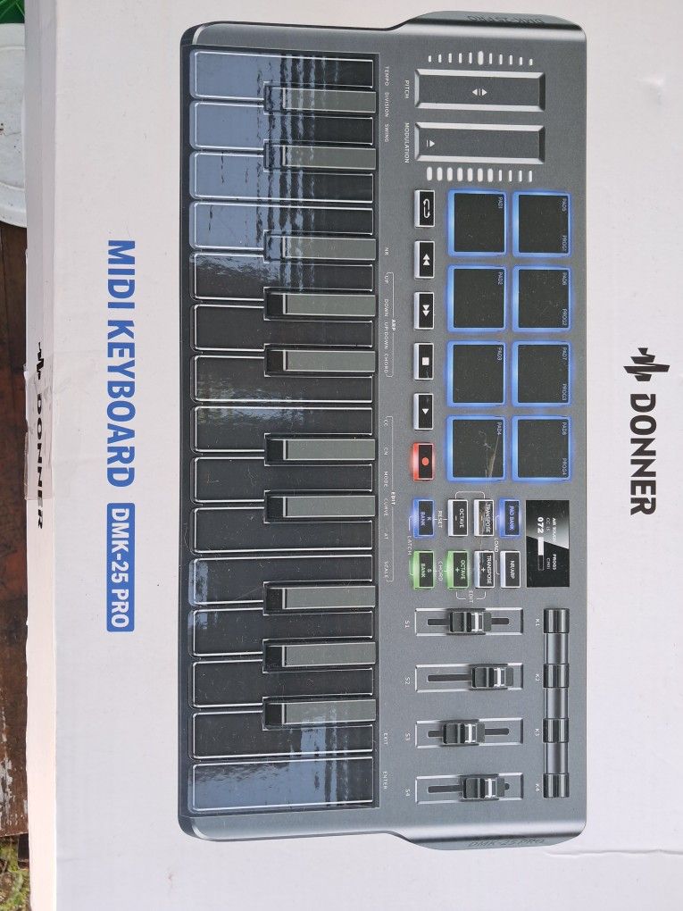 Donner DMK-25 PRO MIDI Keyboard Controller with Personalized Touch Bar