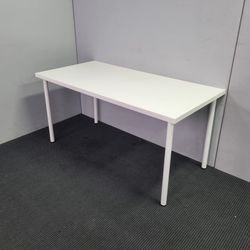 white ikea table / desk