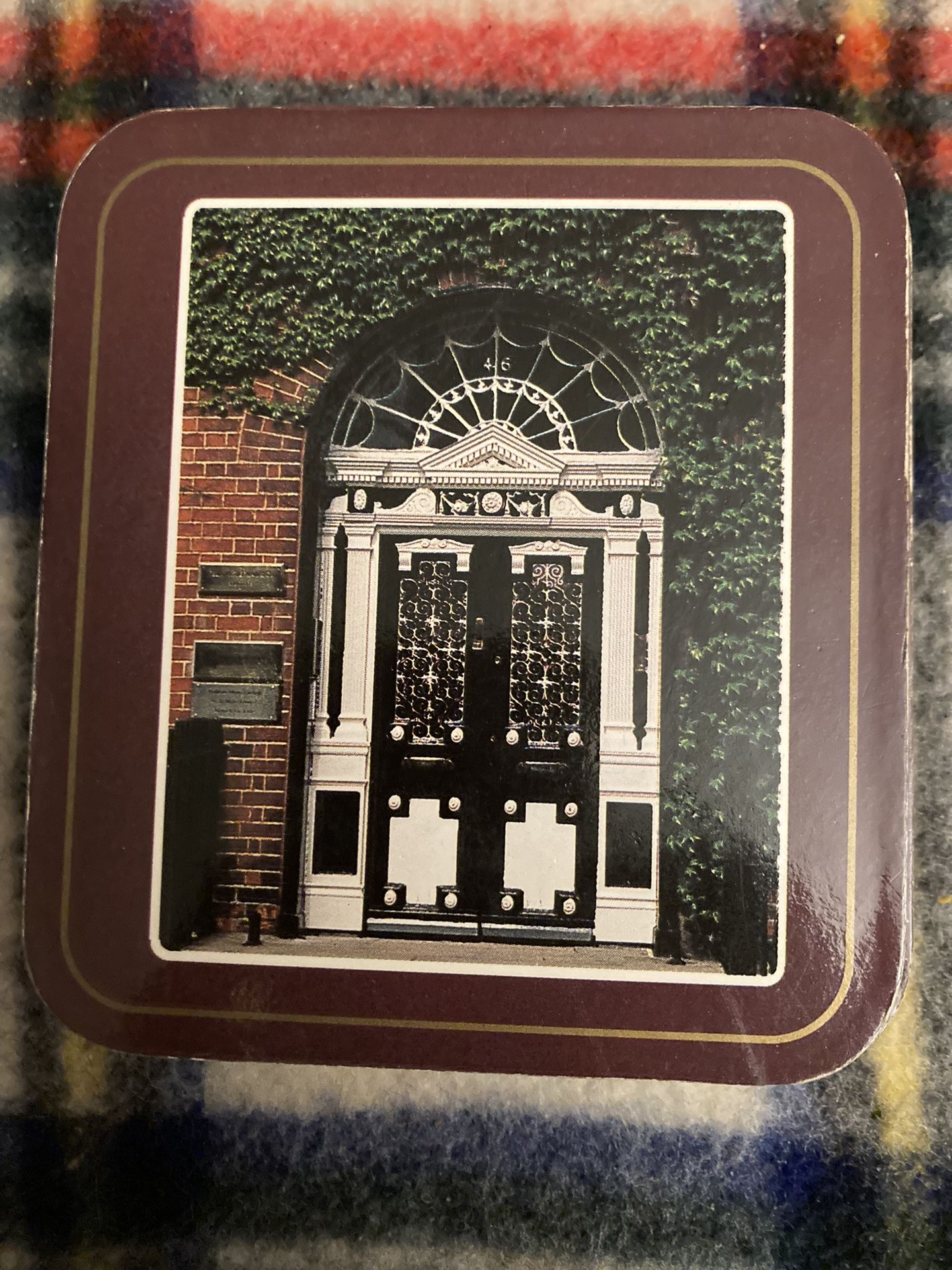 Set of 6 Coasters Doors of Dublin Made in Ireland Excellent condition No box