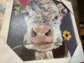 Cow Canvas Wall Decor