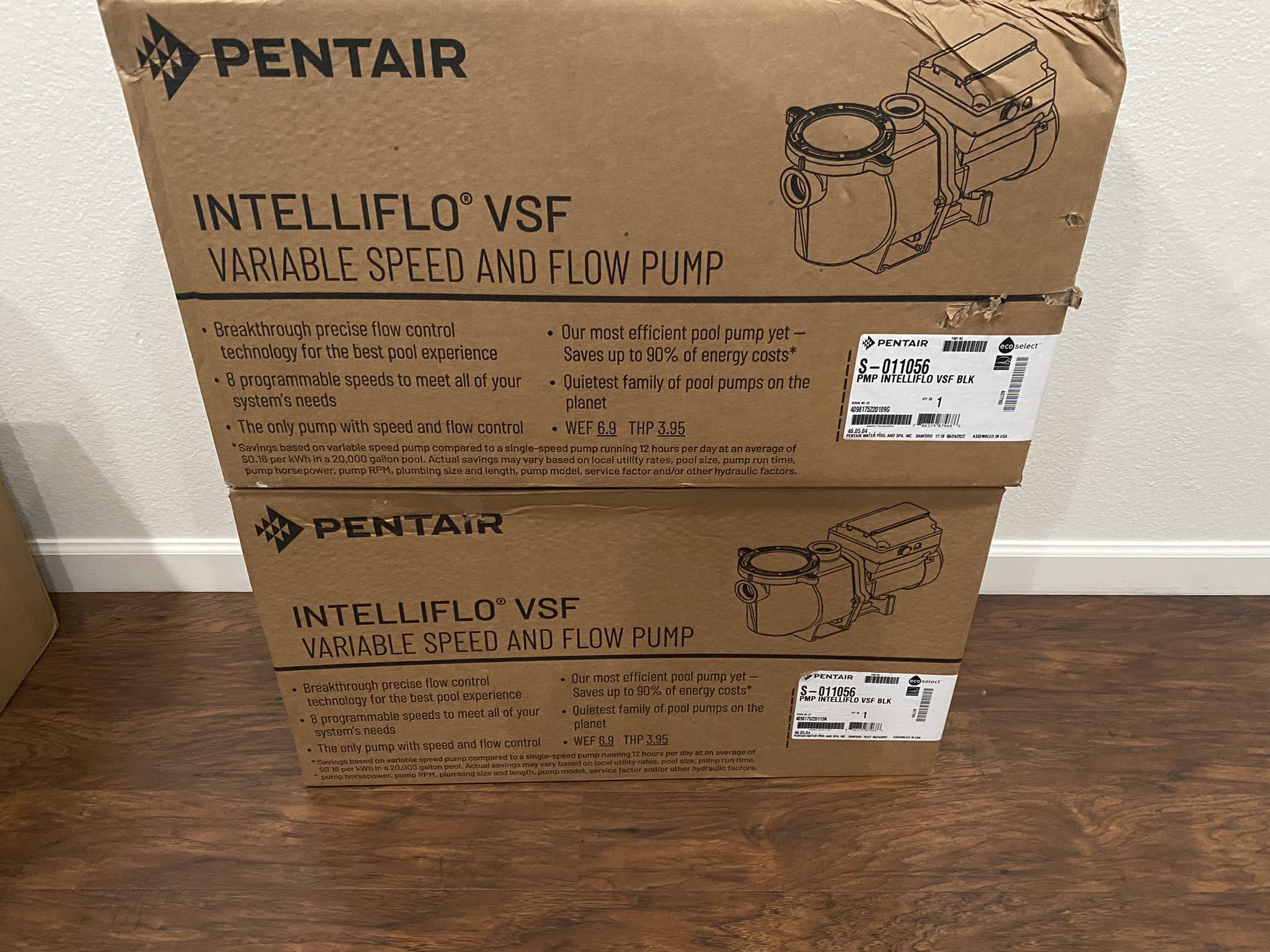 Pentair Intelliflo 3hp VS Pool Pump S-011056(black)