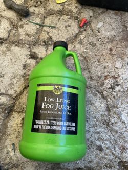 Low lying fog juice. 3/4