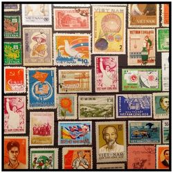 60+ VIETNAM POSTAGE STAMPS